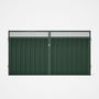 Good Neighbour® Superdek® Screen Top Double Gate Premium .35 BMT 1.8m High Sheet: Rivergum, Frame: R