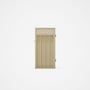 Good Neighbour® Superdek® Screen Top Single Gate Premium .35 BMT 1.8m High Sheet: Primrose, Frame: P