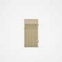 Good Neighbour® Superdek® Screen Top Single Gate Premium .35 BMT 1.8m High Sheet: Primrose, Frame: P