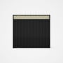 Good Neighbour® Superdek® Screen Top Extension Panel Frame: Ebony, Lattice: Cream