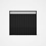 Good Neighbour® Superdek® Screen Top Extension Panel Frame: Ebony, Lattice: White