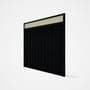 Good Neighbour® Superdek® Screen Top Extension Panel Frame: Gun Metal, Lattice: Cream