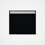 Good Neighbour® Superdek® Screen Top Extension Panel Frame: Gun Metal, Lattice: White
