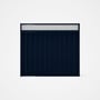 Good Neighbour® Superdek® Screen Top Extension Panel Frame: Mountain Blue, Lattice: White