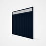 Good Neighbour® Superdek® Screen Top Extension Panel Frame: Mountain Blue, Lattice: White