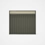 Good Neighbour® Superdek® Screen Top Extension Panel Frame: Marsh, Lattice: Cream