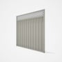 Good Neighbour® Superdek® Screen Top Extension Panel Frame: Off White, Lattice: White
