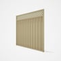Good Neighbour® Superdek® Screen Top Extension Panel Frame: Primrose, Lattice: Cream