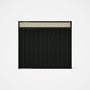 Good Neighbour® Superdek® Screen Top Extension Panel Frame: Slate Grey, Lattice: Cream
