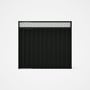 Good Neighbour® Superdek® Screen Top Extension Panel Frame: Slate Grey, Lattice: White