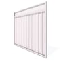 Good Neighbour® Lattice Screen Top Superdek® Panel Standard .32 BMT 1.5m High Sheet: Primrose, Frame