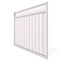 Good Neighbour® Lattice Screen Top Superdek® Panel Standard .32 BMT 2.4m High Sheet: Primrose, Frame