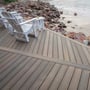 Eva-Last Infinity Composite Decking Board Grooved Swiss Oak 5450mm