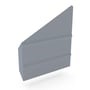 VF Gutter Stop End Left Hand Armour Grey