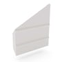 VF Gutter Stop End Left Hand Gull Grey