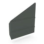 VF Gutter Stop End Left Hand Slate Grey