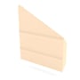 VF Gutter Stop End Right Hand Smooth Cream
