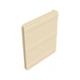VFM Gutter Stop End Left Hand Smooth Cream