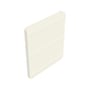 VFM Gutter Stop End Left Hand Off White