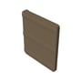 VFM Gutter Stop End Right Hand Banyan Brown