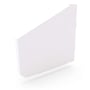 VT Gutter Stop End Left Hand Off White