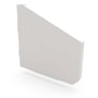 VT Gutter Stop End Right Hand Gull Grey