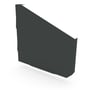 VT Gutter Stop End Right Hand Gun Metal Grey