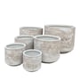 Northcote Pottery Fynn Pot 52X44cm White Pietra
