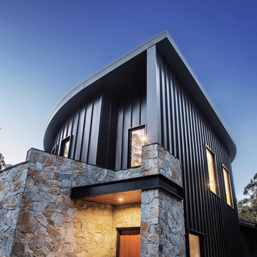 Colorbond Cladding COLORBOND Steel Kew Courtyard House, A Forever