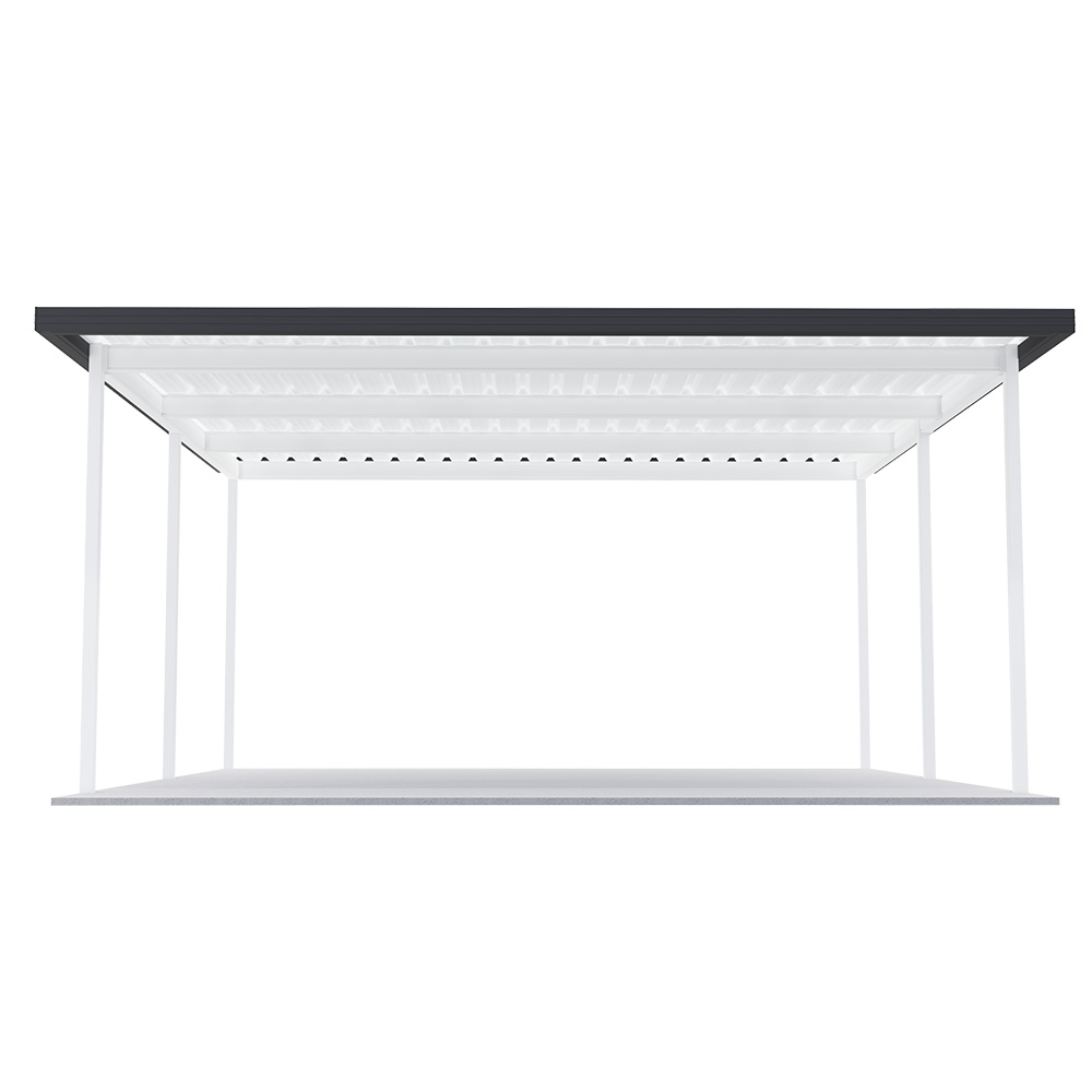 Sanctuary® Patio Kit N3 T3F 5.3 x 5.5m Thredbo White / Gun Metal Grey