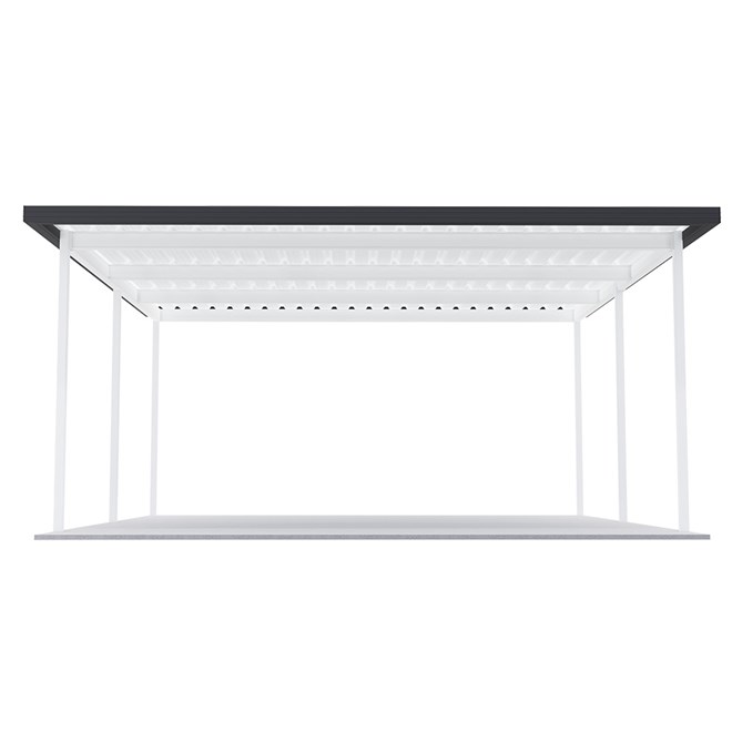 Sanctuary® Patio Kit N3 T3F 5.3 x 5.5m Thredbo White / Gun Metal Grey