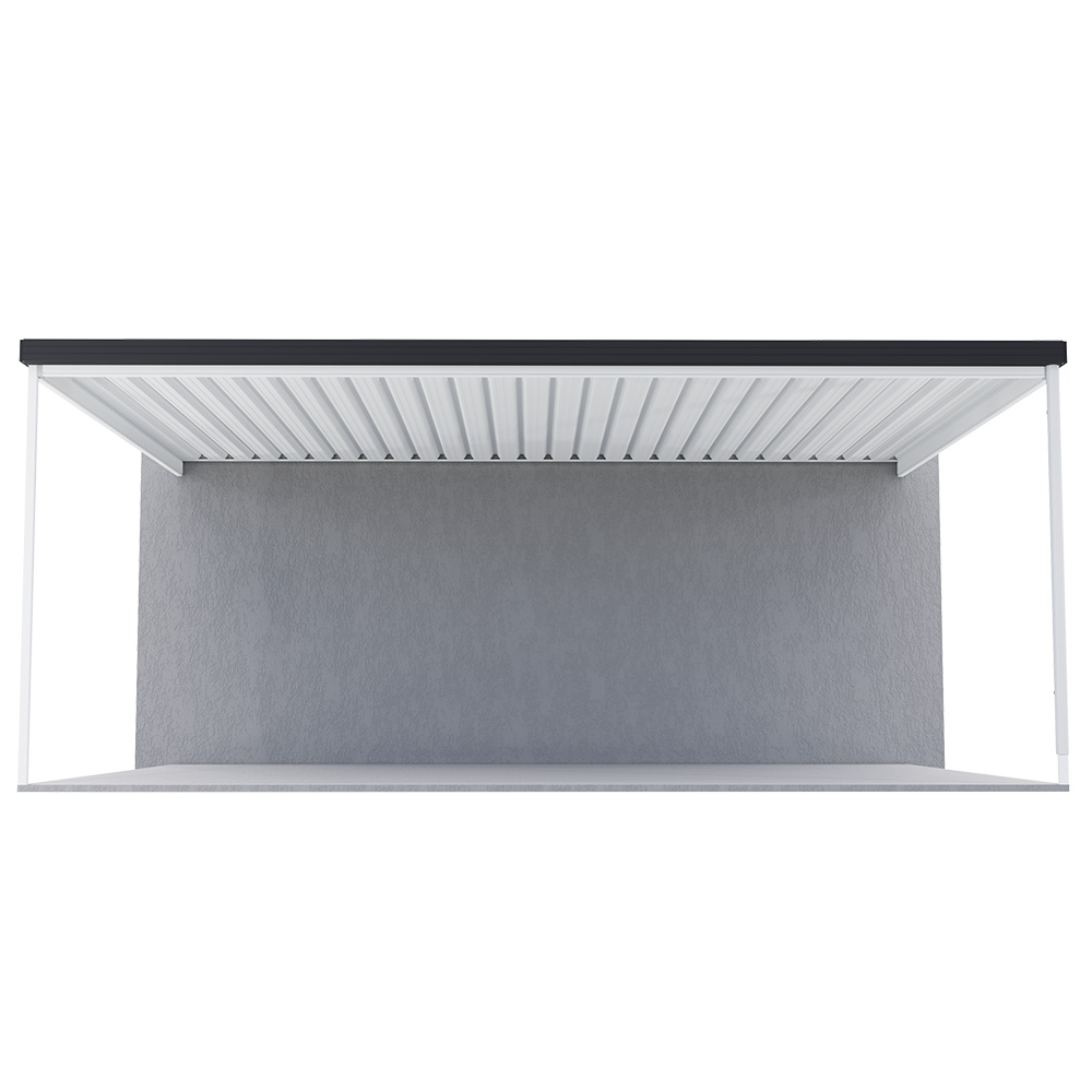 Sanctuary® Patio Kit N1 T1A 4.5 x 5.95m Thredbo White / Gun Metal Grey