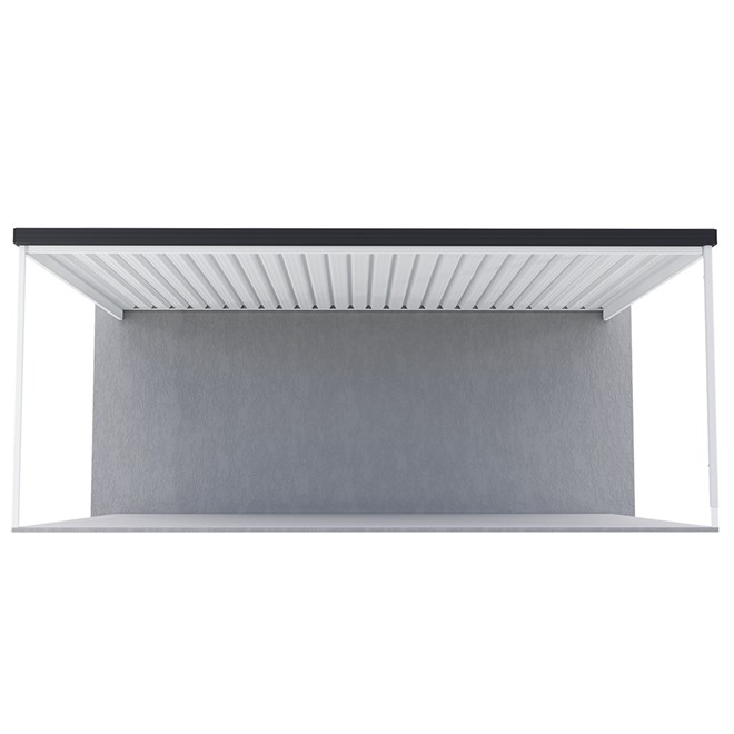 Sanctuary® Patio Kit N1 T1A 4.5 x 5.95m Thredbo White / Gun Metal Grey