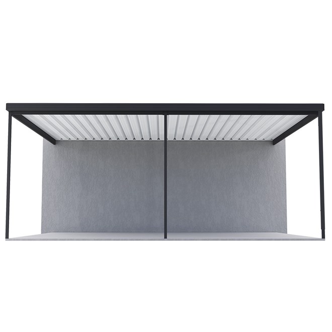 Sanctuary® Patio Kit N2 T1A 4.5 x 5.95m Gun Metal Grey / Off White