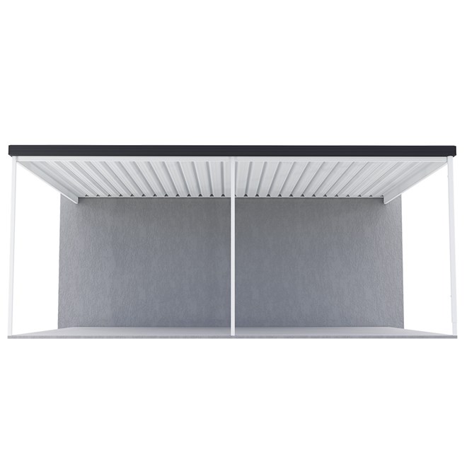 Sanctuary® Patio Kit N2 T1A 4.5 x 5.95m Thredbo White / Gun Metal Grey