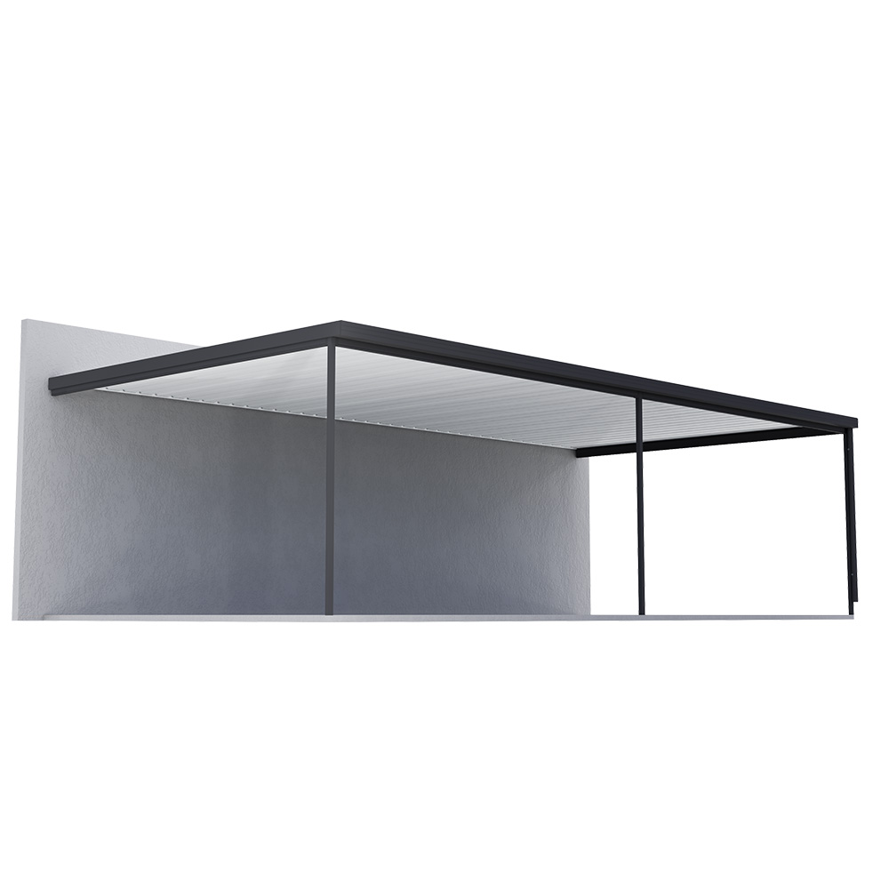 Sanctuary® Patio Kit N1/N2 T1A 4.5 x 9m Gun Metal Grey / Off White