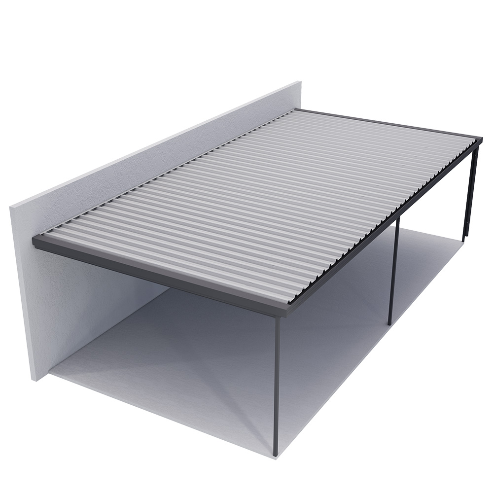 Sanctuary® Patio Kit N1/N2 T1A 4.5 x 9m Gun Metal Grey / Off White