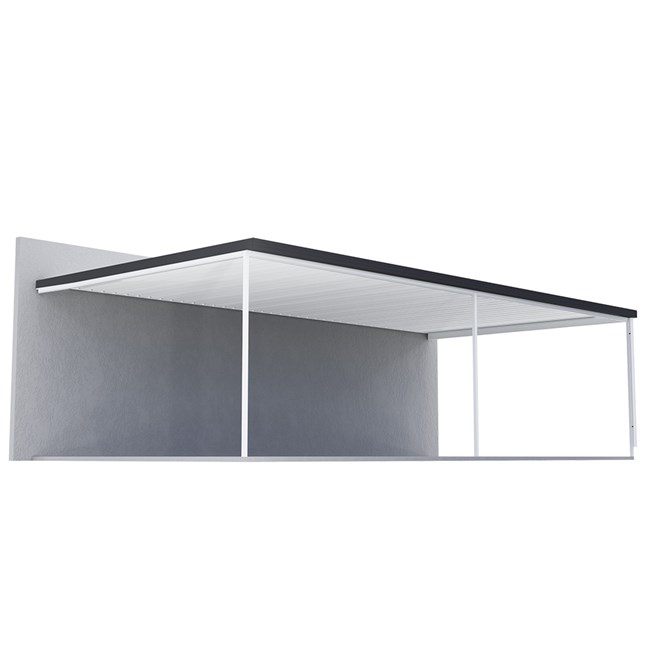 Sanctuary® Patio Kit N1/N2 T1A 4.5 x 9m Thredbo White / Gun Metal Grey