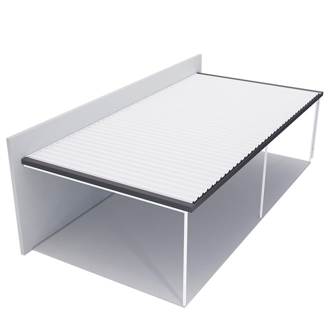 Sanctuary® Patio Kit N1/N2 T1A 4.5 x 9m Thredbo White / Gun Metal Grey