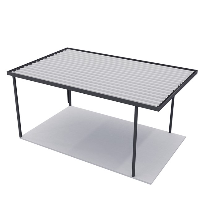 Sanctuary® Patio Kit N1/N2 T3F 3.35 x 5.5m Gun Metal Grey / Off White
