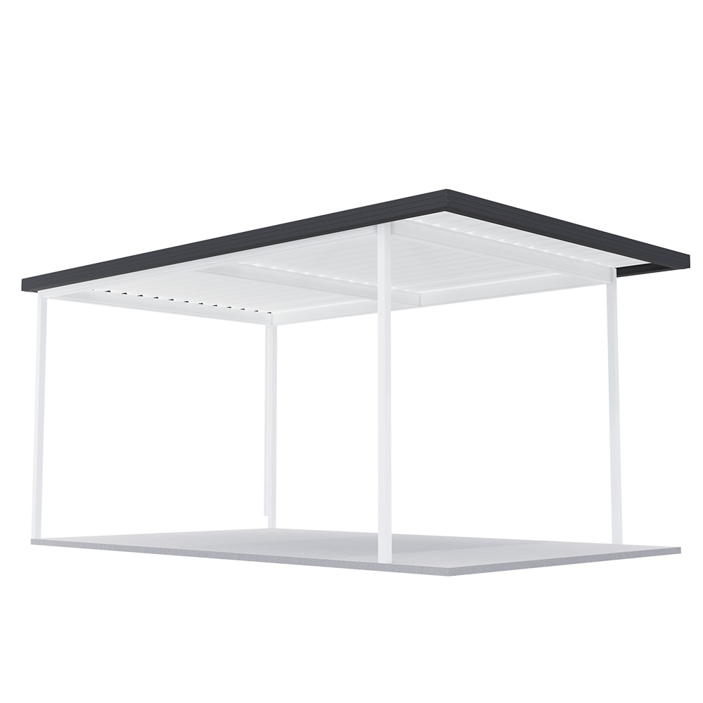 Sanctuary® Patio Kit N3 T3F 3.35 x 5.5m Thredbo White / Gun Metal Grey