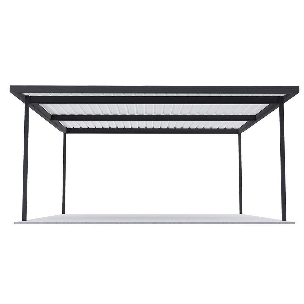 Sanctuary® Patio Kit N1/N2 T3F 5.3 x 5.5m Gun Metal Grey / Off White