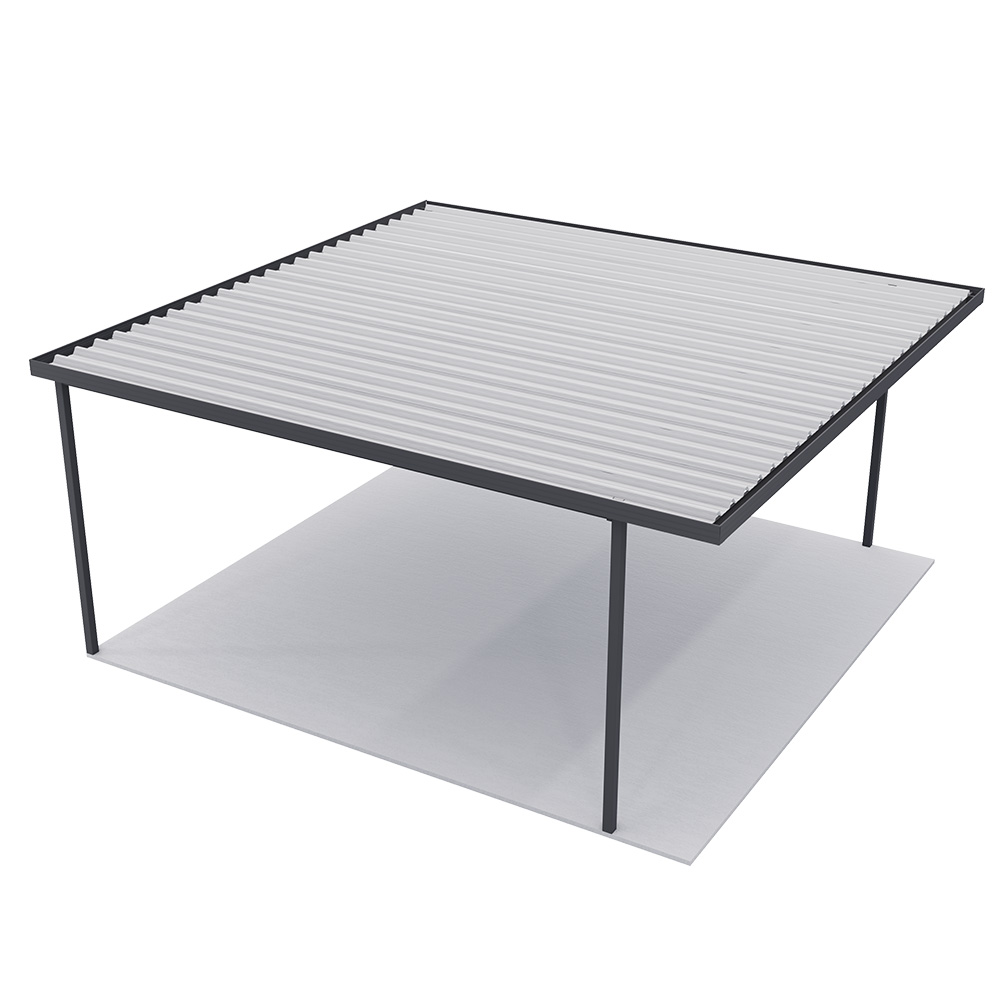 Sanctuary® Patio Kit N1/N2 T3F 5.3 x 5.5m Gun Metal Grey / Off White