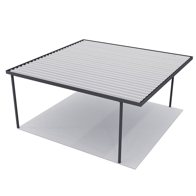 Sanctuary® Patio Kit N1/N2 T3F 5.3 x 5.5m Gun Metal Grey / Off White