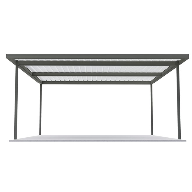 Sanctuary® Patio Kit N1/N2 T3F 5.3 x 5.5m Slate Grey / Off White