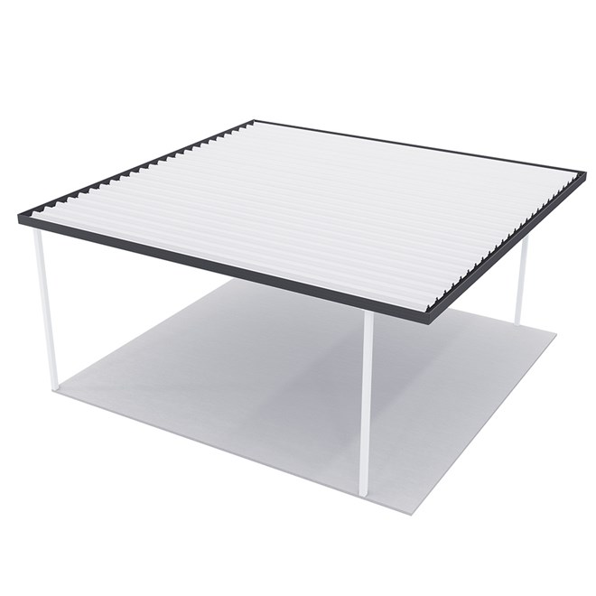 Sanctuary® Patio Kit N1/N2 T3F 5.3 x 5.5m Thredbo White / Gun Metal Grey