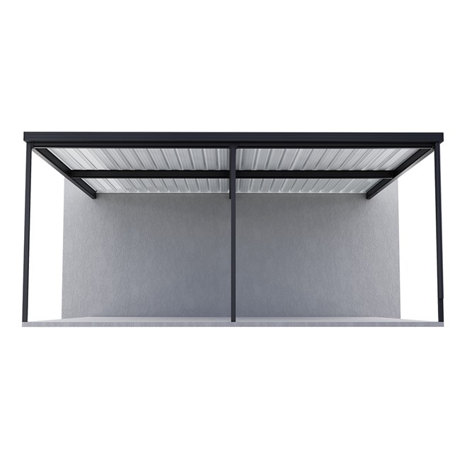 Sanctuary® Patio Kit N1/N2 T4A 5.5 x 5.95m Gun Metal Grey / Off White