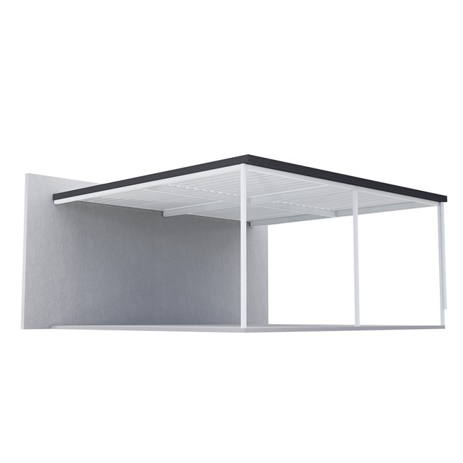 Sanctuary® Patio Kit N1/N2 T4A 5.5 x 5.95m Thredbo White / Gun Metal Grey