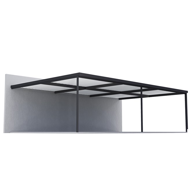 Sanctuary® Patio Kit N1/N2 T4A 5.5 x 9m Gun Metal Grey / Off White