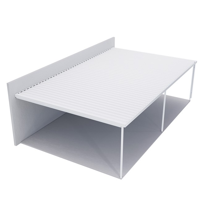 Sanctuary® Patio Kit N1/N2 T4A 5.5 x 9m Thredbo White / Snowdrift